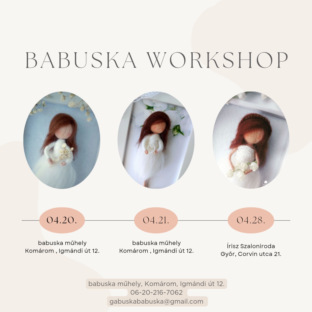 TÅ±nemez workshop babuska szervezÃ©sÃ©ben!